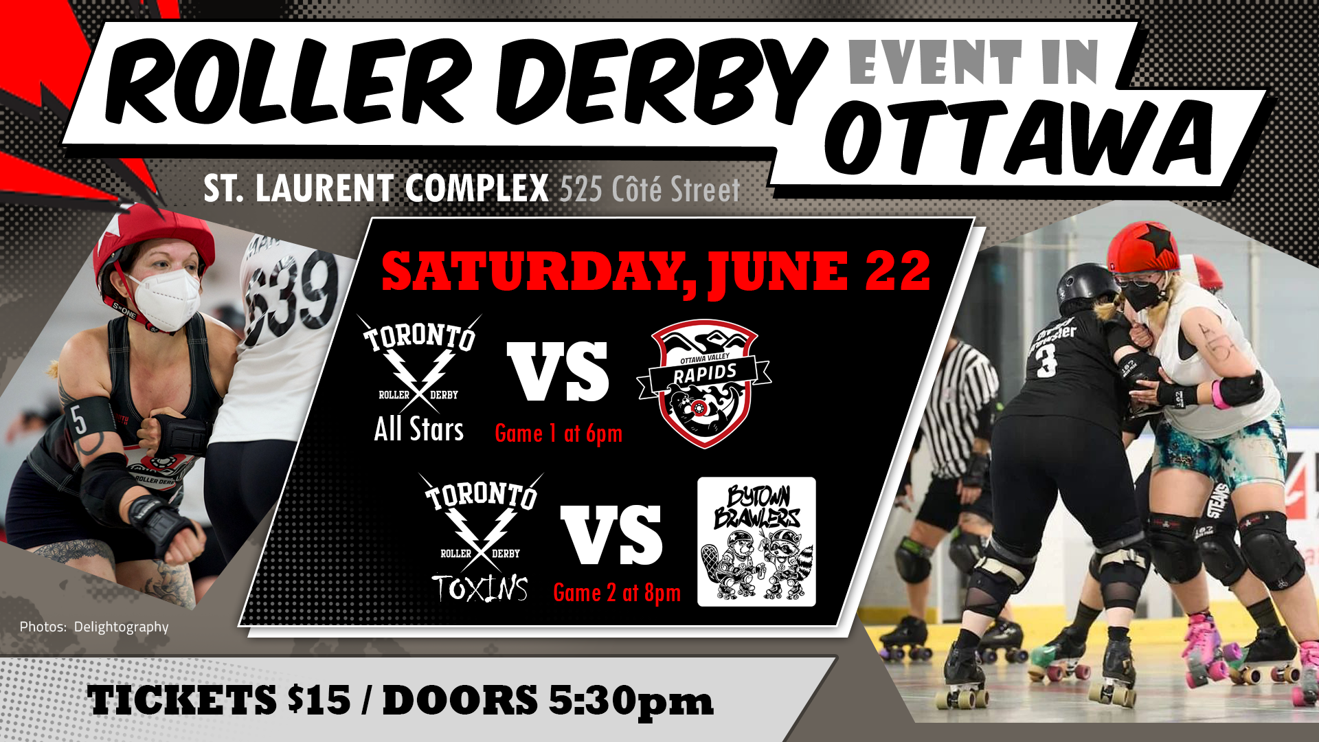 Roller Derby Double Header On June 22 Ottawa Valley Roller Derby